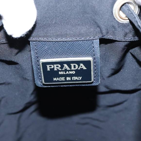 PRADA Shoulder Bag Nylon Black Silver Auth bs17600 - Picture 10 of 16